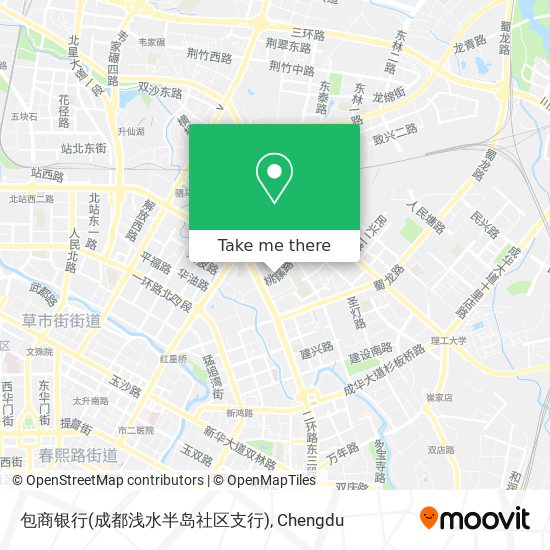 包商银行(成都浅水半岛社区支行) map