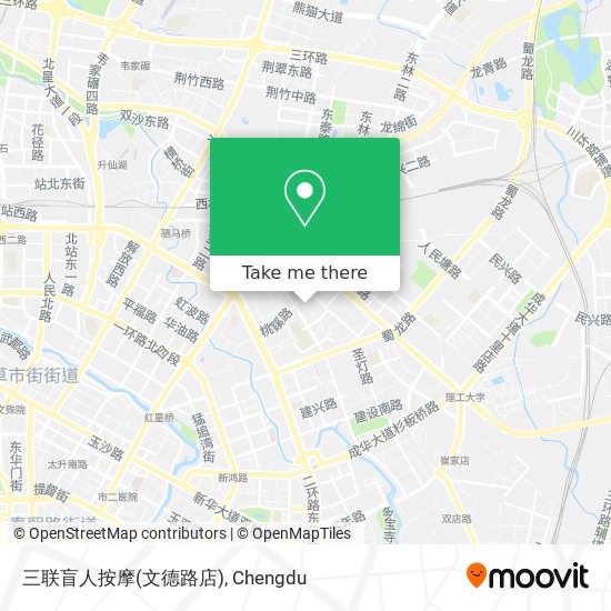 三联盲人按摩(文德路店) map