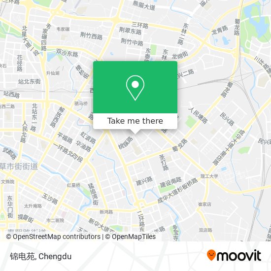 锦电苑 map