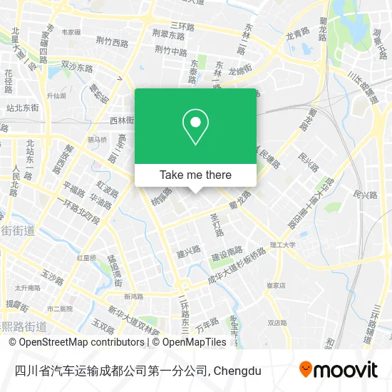 四川省汽车运输成都公司第一分公司 map