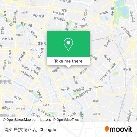 老邻居(文德路店) map
