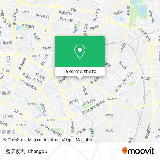 蓝天便利 map