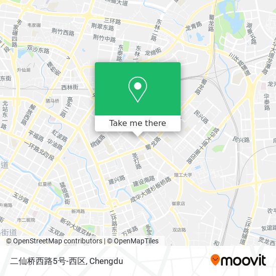 二仙桥西路5号-西区 map