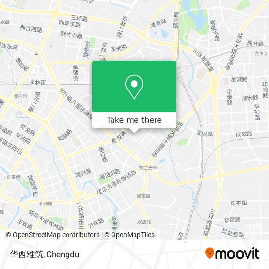 华西雅筑 map