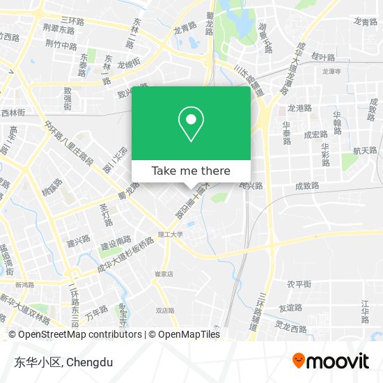 东华小区 map