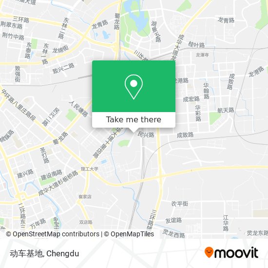 动车基地 map