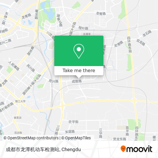 成都市龙潭机动车检测站 map
