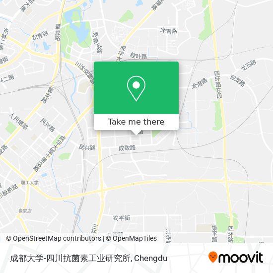 成都大学-四川抗菌素工业研究所 map