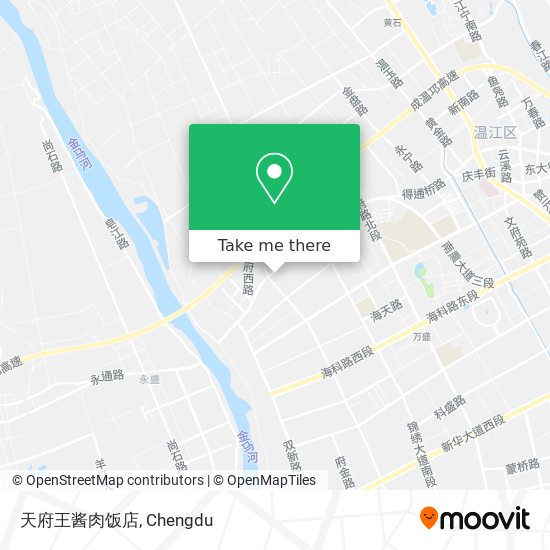 天府王酱肉饭店 map
