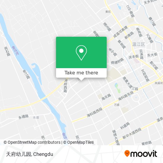 天府幼儿园 map