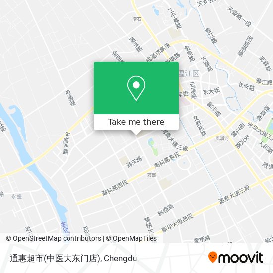通惠超市(中医大东门店) map