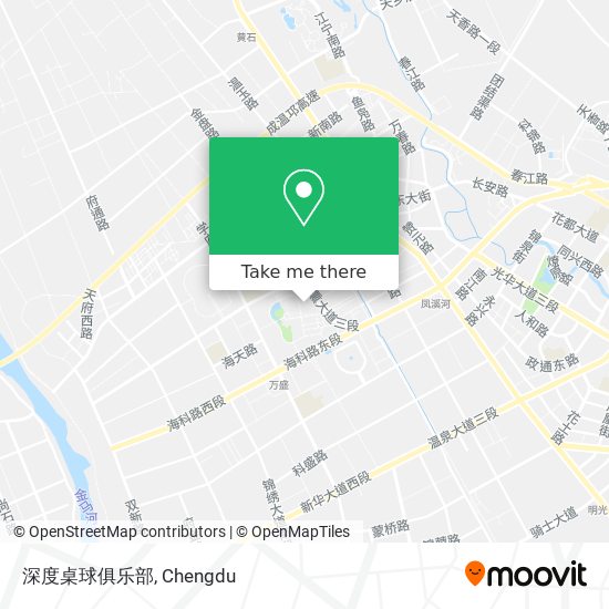 深度桌球俱乐部 map