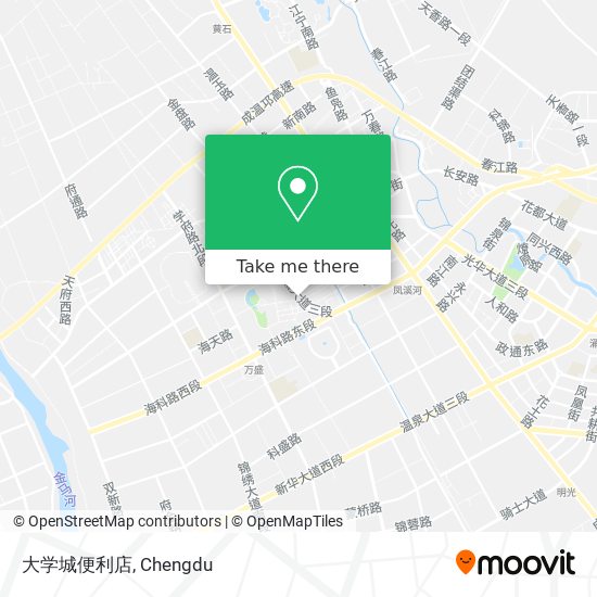 大学城便利店 map