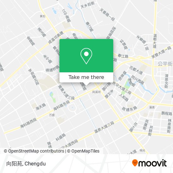 向阳苑 map