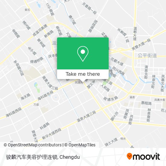 骏麟汽车美容护理连锁 map