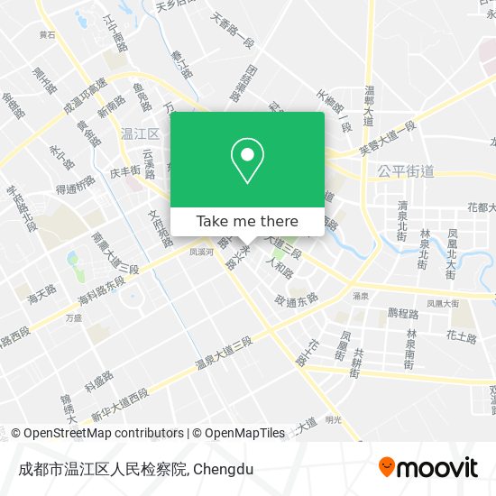 成都市温江区人民检察院 map