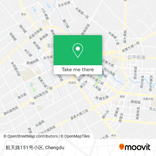 航天路151号小区 map