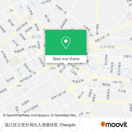 温江区公安分局出入境接待室 map