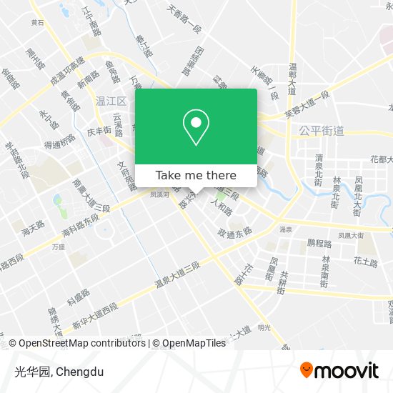 光华园 map
