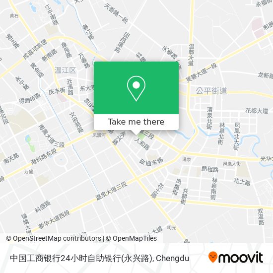 中国工商银行24小时自助银行(永兴路) map