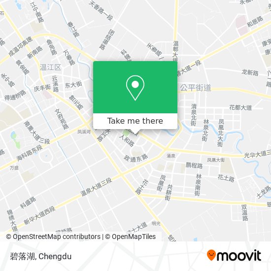 碧落湖 map