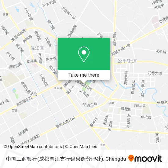 中国工商银行(成都温江支行锦泉街分理处) map