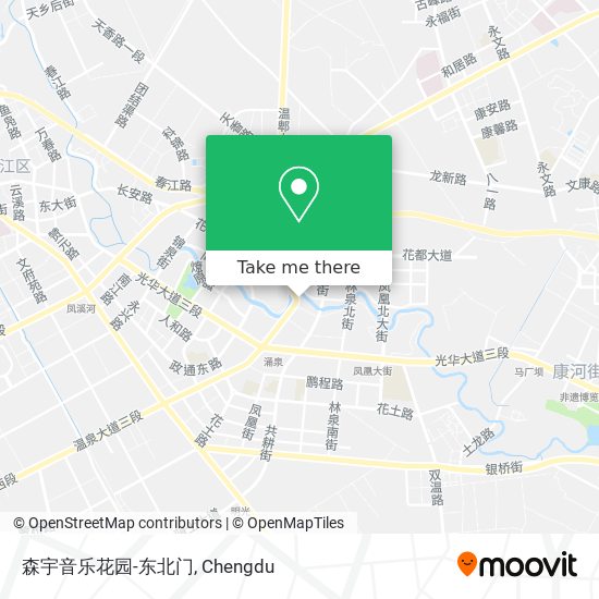 森宇音乐花园-东北门 map