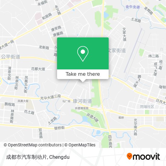 成都市汽车制动片 map