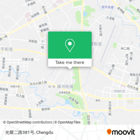 光耀二路381号 map
