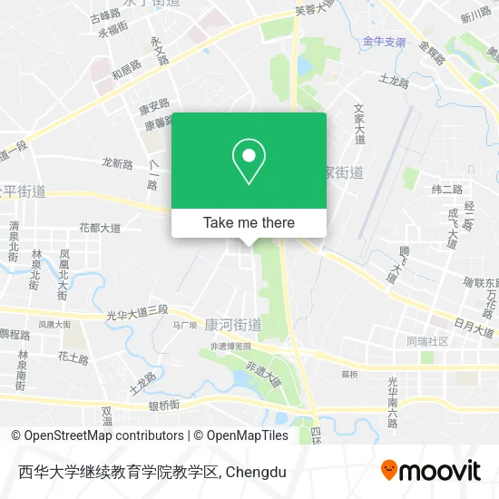 西华大学继续教育学院教学区 map