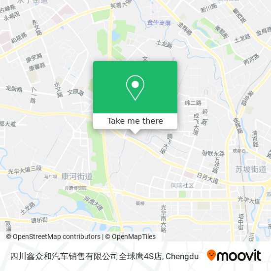 四川鑫众和汽车销售有限公司全球鹰4S店 map