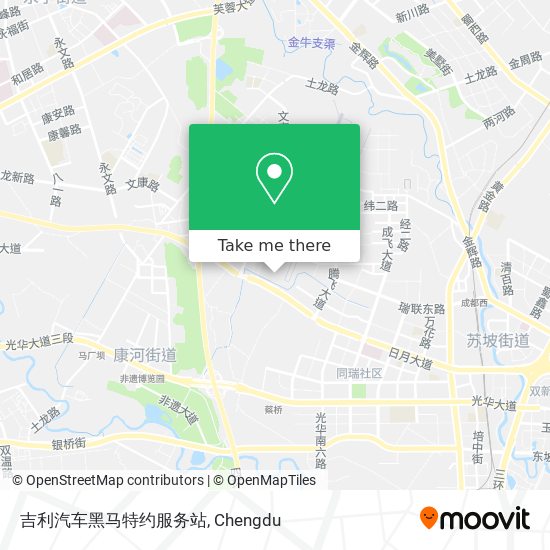 吉利汽车黑马特约服务站 map