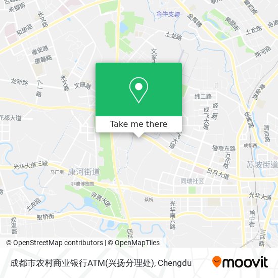 成都市农村商业银行ATM(兴扬分理处) map