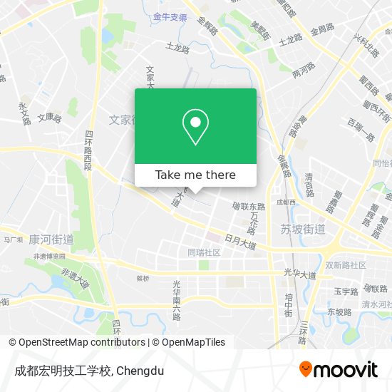 成都宏明技工学校 map