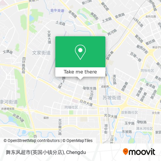 舞东风超市(英国小镇分店) map