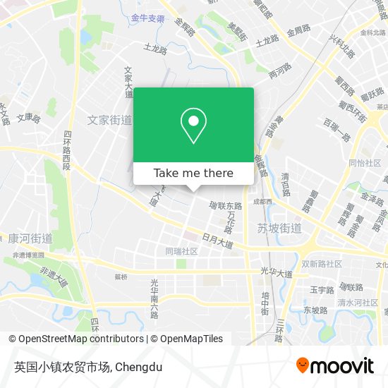 英国小镇农贸市场 map