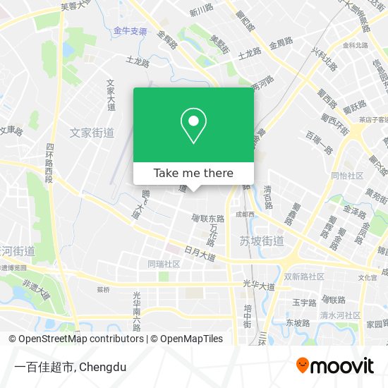 一百佳超市 map