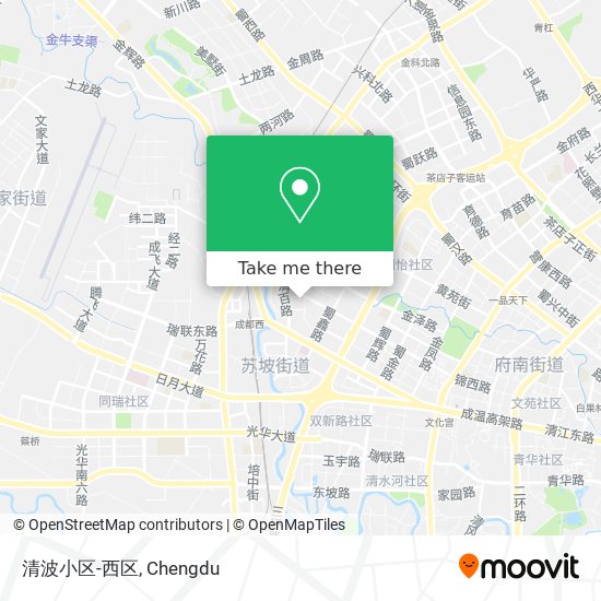 清波小区-西区 map