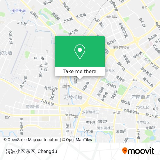 清波小区东区 map
