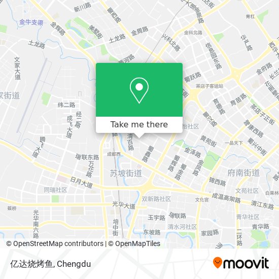 亿达烧烤鱼 map
