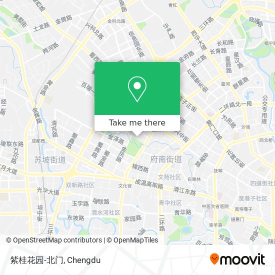 紫桂花园-北门 map