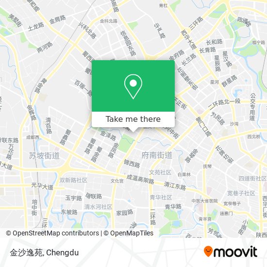 金沙逸苑 map