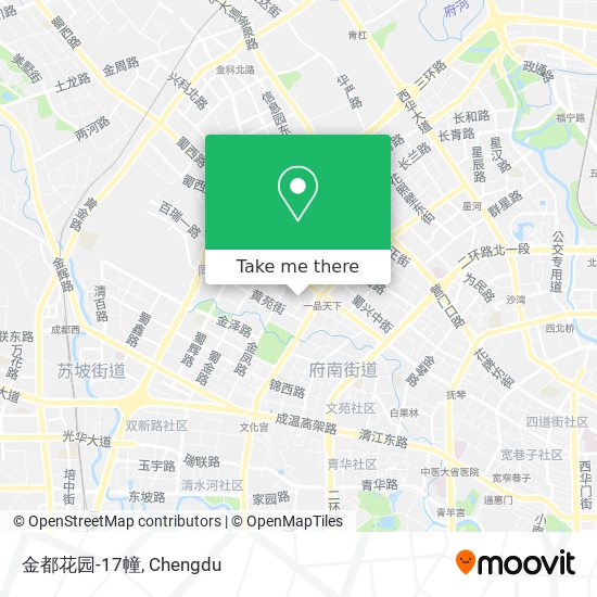 金都花园-17幢 map