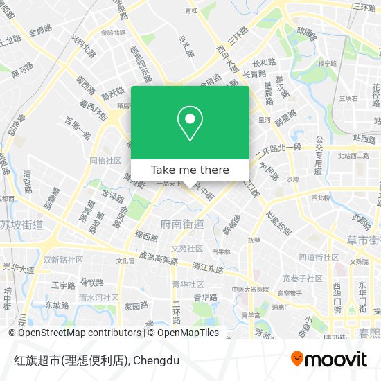 红旗超市(理想便利店) map