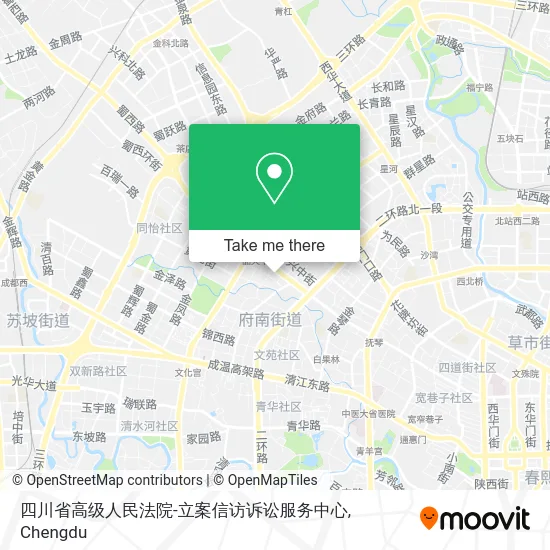 四川省高级人民法院-立案信访诉讼服务中心 map