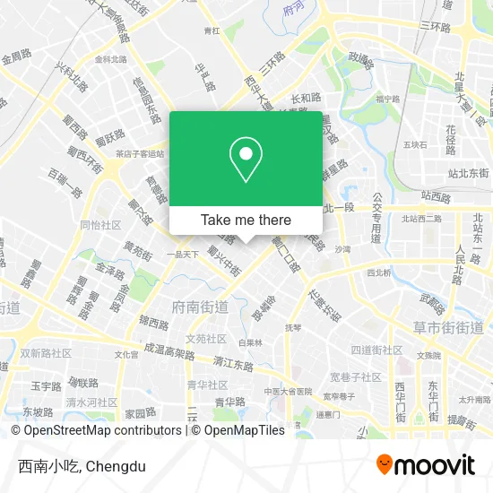 西南小吃 map