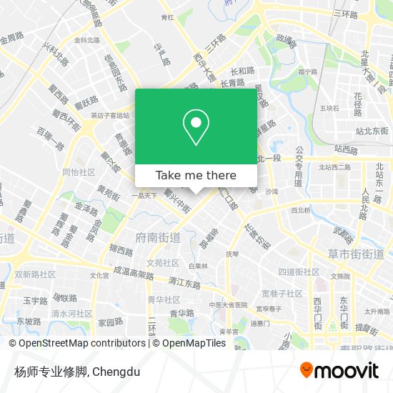 杨师专业修脚 map