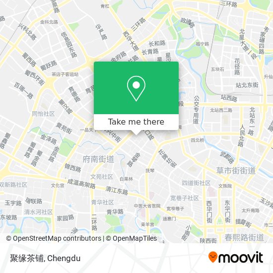 聚缘茶铺 map