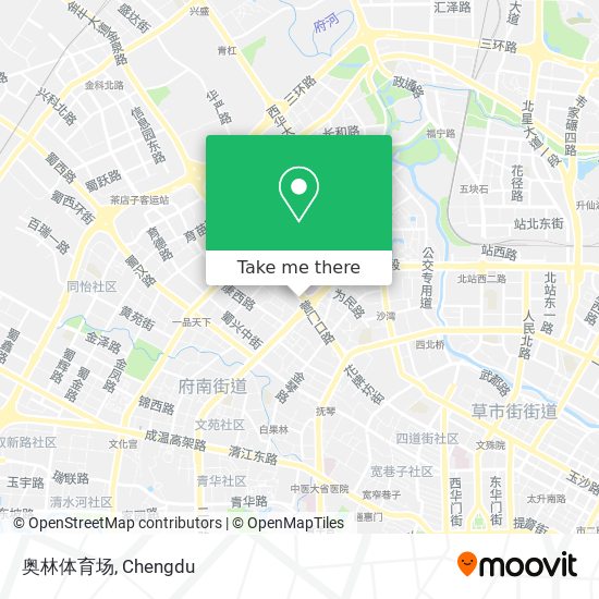 奥林体育场 map