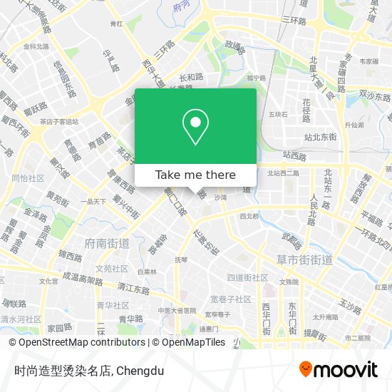 时尚造型烫染名店 map